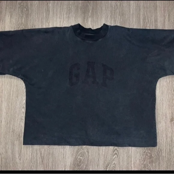 Yeezy | Shirts | Yeezy Gap Dove No Seam Washed Black Size S